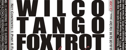 Lagunitas Wilco Tango Foxtrot cover